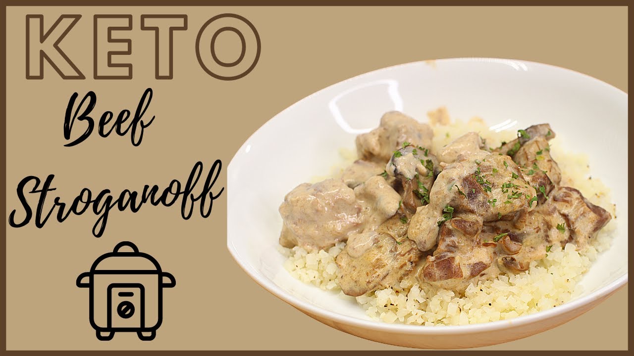 Keto Beef Stroganoff | Dump & Go Recipe | Instant Pot | Slow Cooker