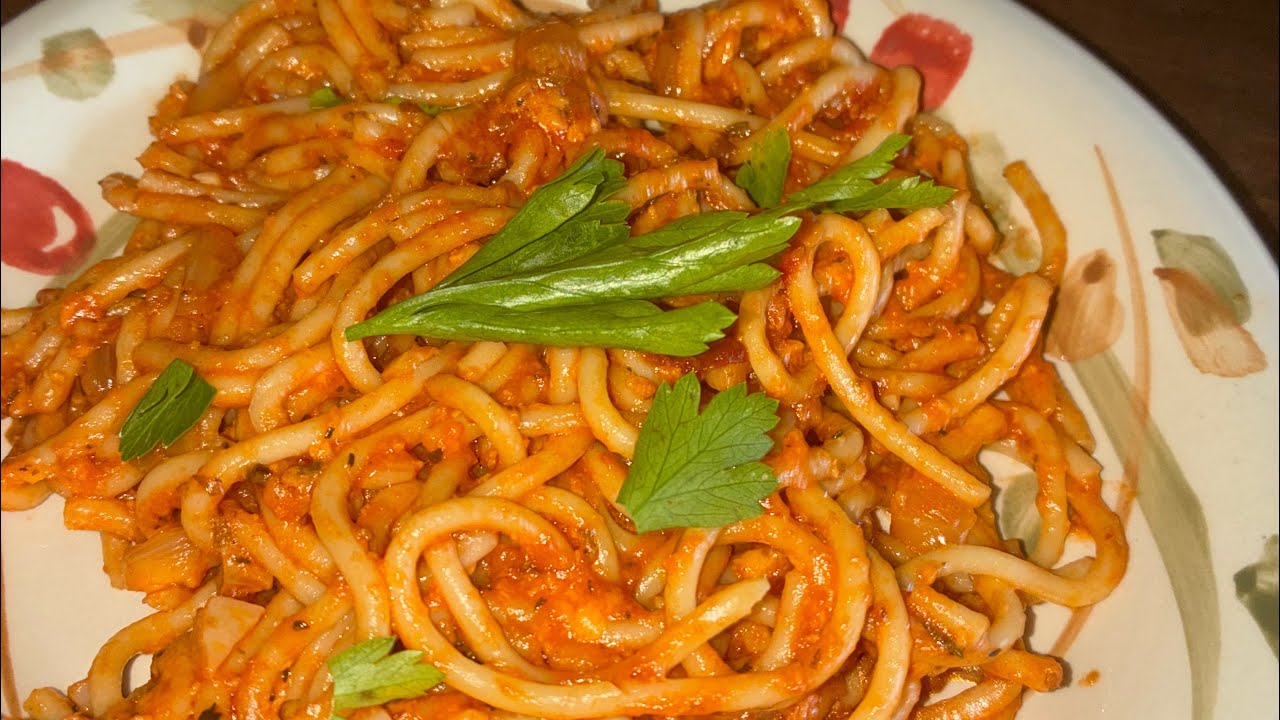 How to make SPAGHETTI like a Chef|Chef Sarah|Easy|😋