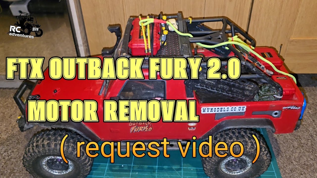 FTX OUTBACK FURY 2.0 MOTOR REMOVAL 