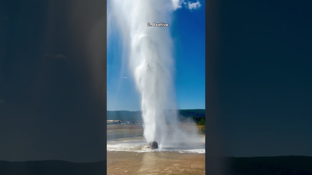 Top 3 Geysers in Yellowstone National Park🌋🦬🏕️..!