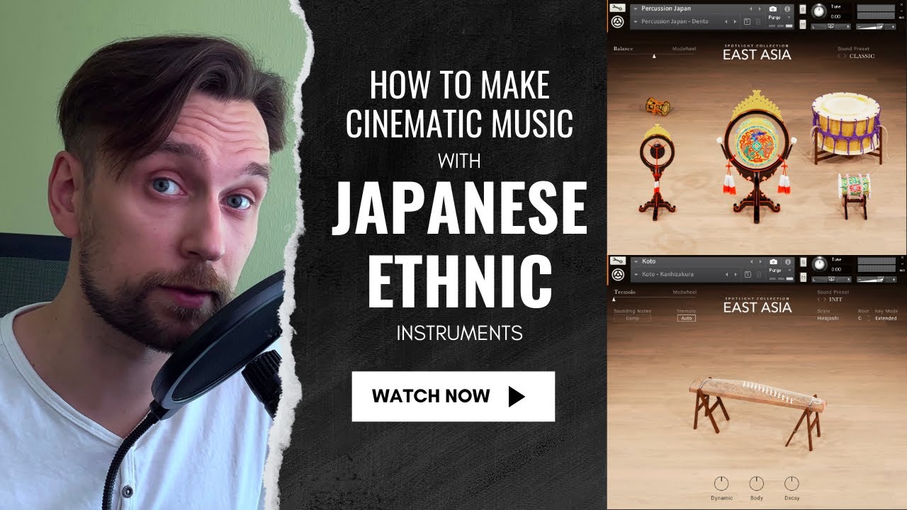HOW TO MAKE MUSIC | Episode 4 - Cinematic track with Japanese Ethnic Instruments