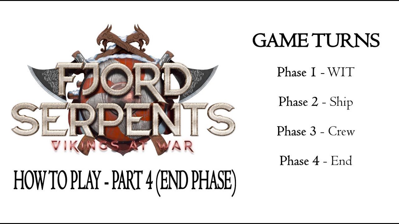 FJORD SERPENTS - How to play (Part 4 - End Phase)