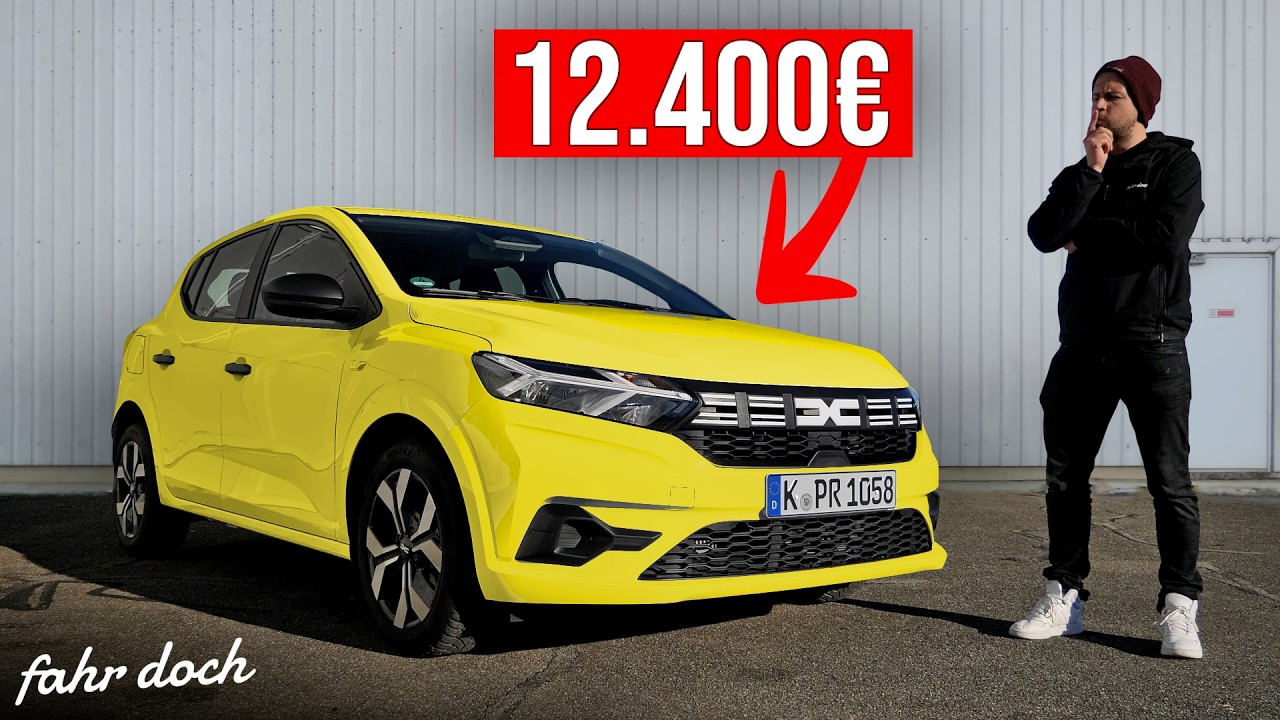 DACIA SANDERO GÜNSTIGER als ein FAHRRAD! Macht das SINN? Fahr doch