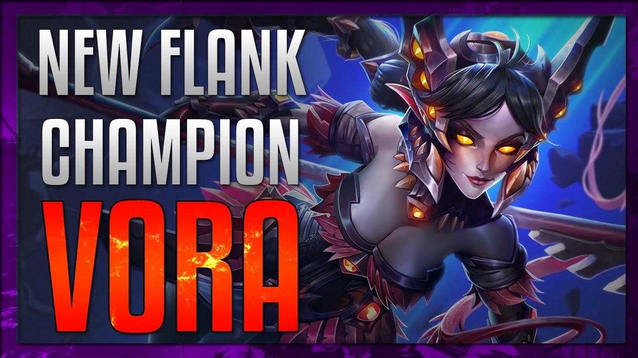 Paladins- Vora, The Harbinger! Abilities and Talents! NEW Flank Champ