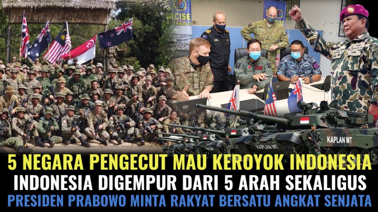 5 NEGARA MAU KEROYOK INDONESIA DARI 5 ARAH SEKALIGUS! PRESIDEN PRABOWO MINTA RAKYAT ANGKAT SENJATA! 