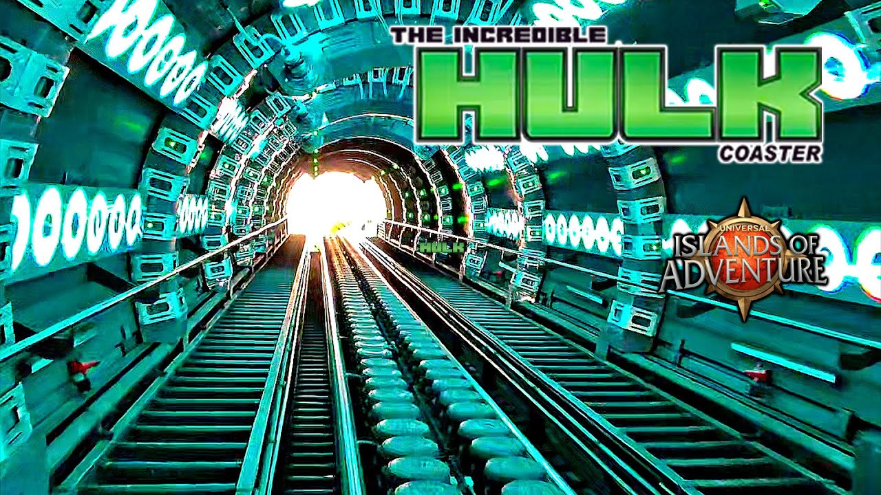 2025 The Incredible Hulk Coaster On Ride Front Row POV Islands of Adventure Universal Orlando
