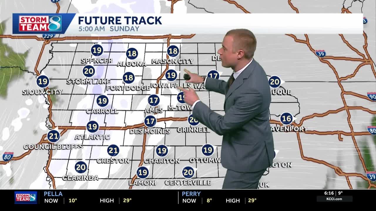 Winds crank up again and snow showers return