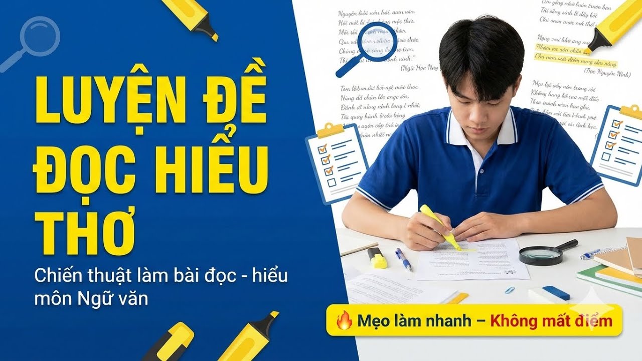 Luyện đề đọc hiểu Thơ
