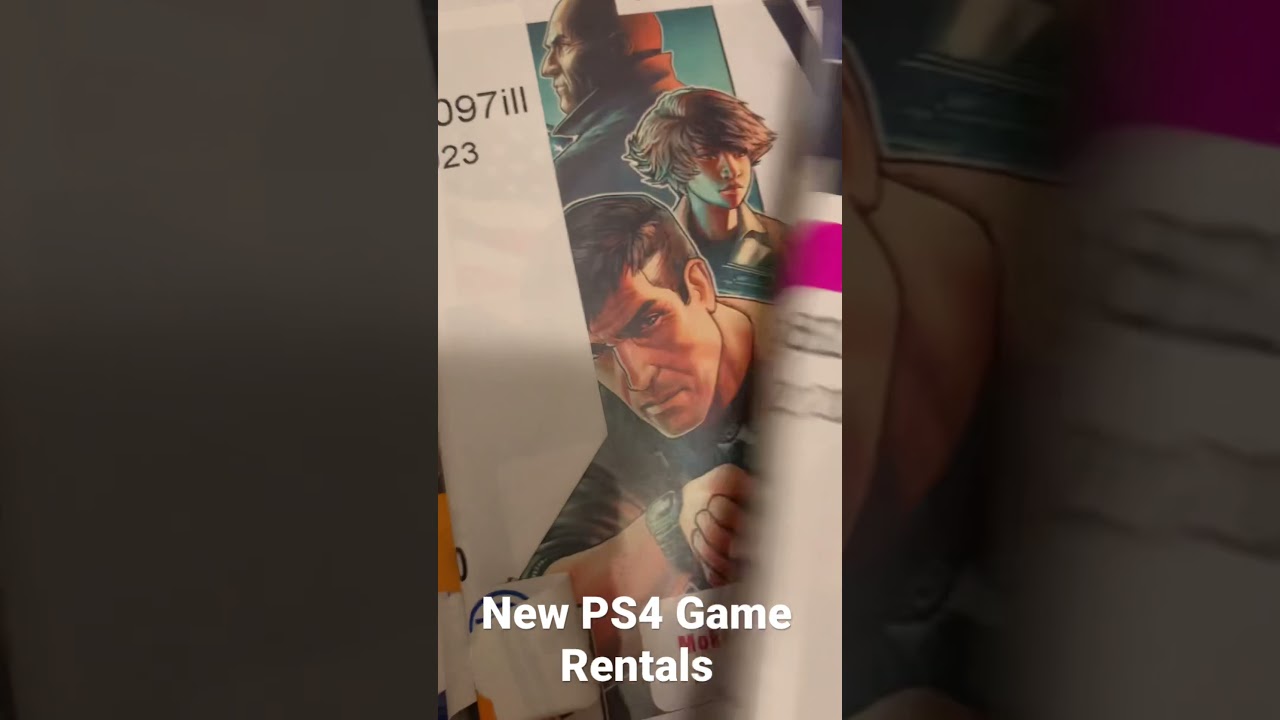 These are new PS4 game rentals some great games!