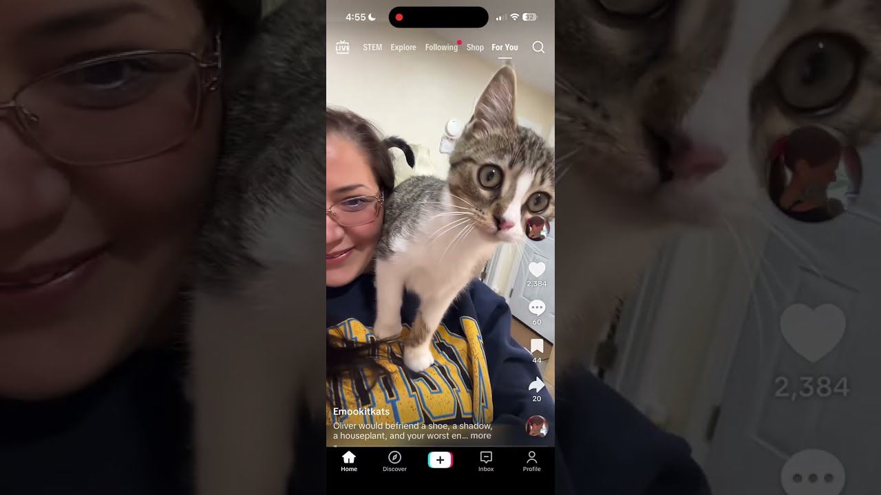 Quickly Scrolling Through TikTok 458