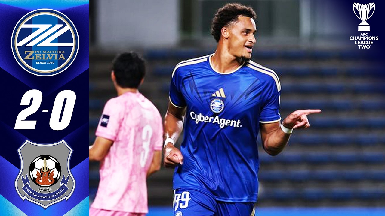 FC Machida Zelvia 🇯🇵 vs PKR Svay Rieng FC 🇰🇭 | Highlights ACL Two&trade;