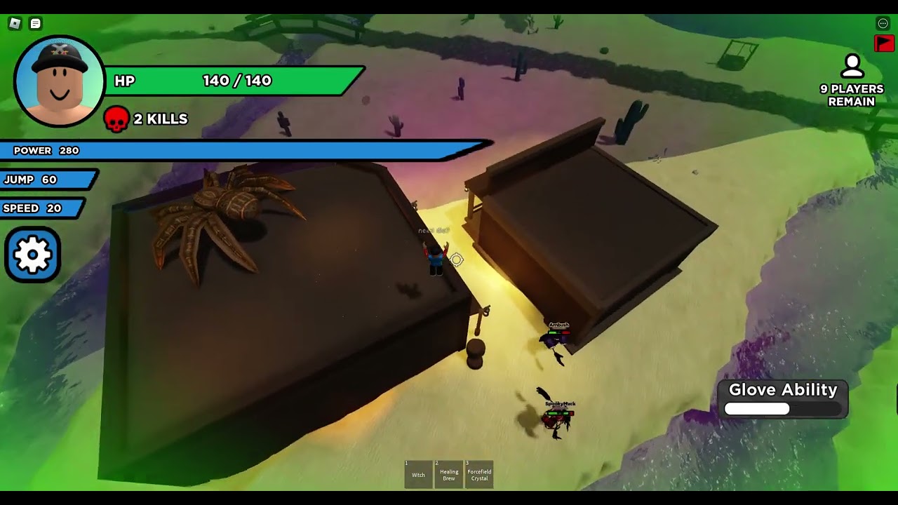 use a 280 Power! Slap Royale in Slap Battles