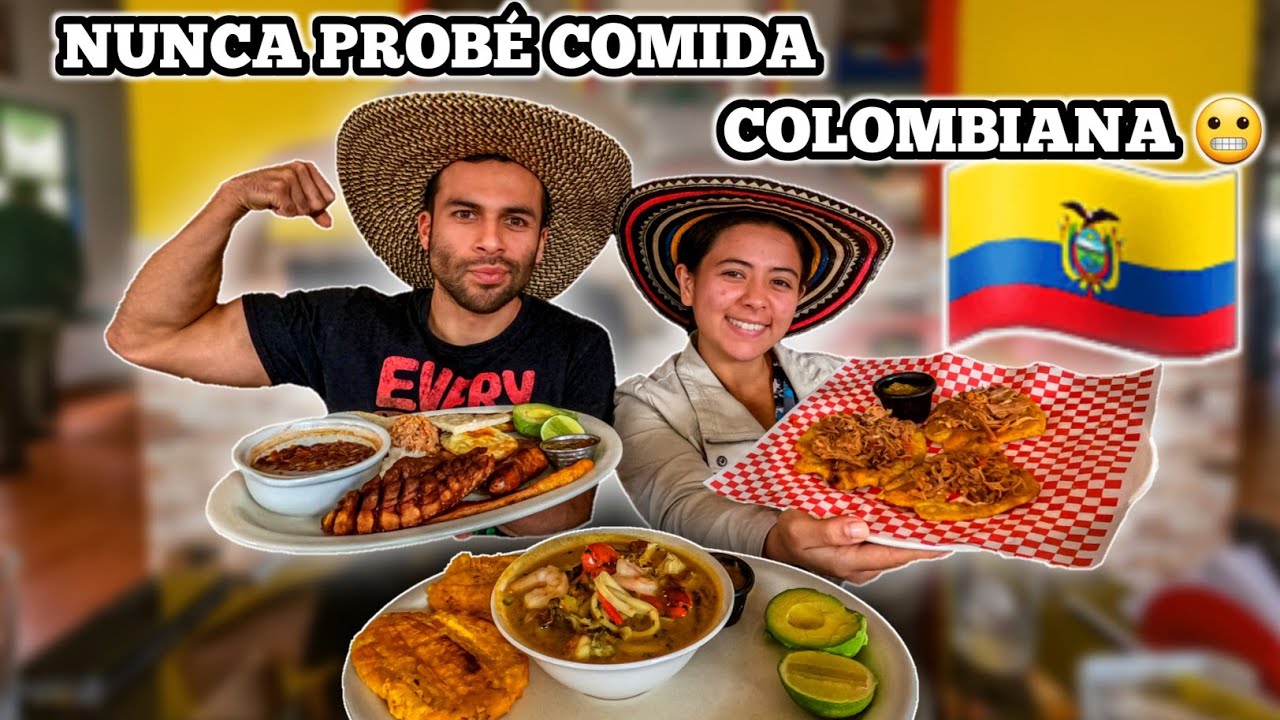 GUATEMALTECOS probando comida COLOMBIANA por primera vez!