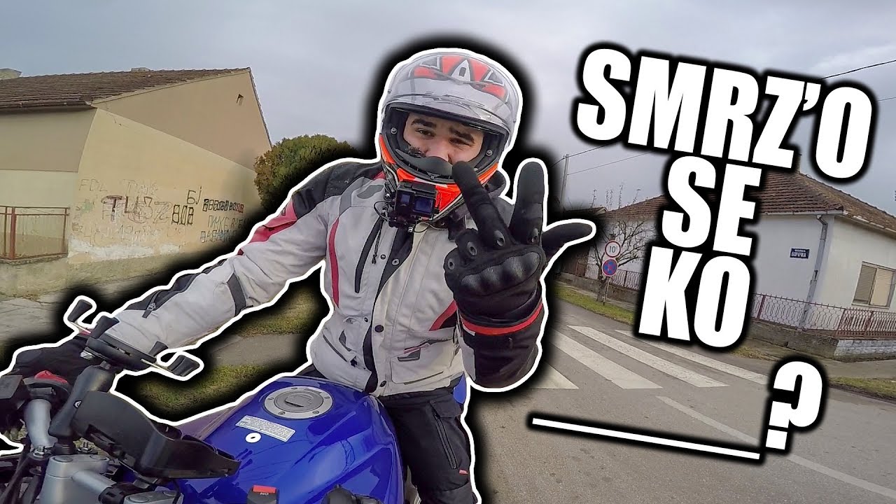 VOZNJA MOTORA ZIMI NA -10 STEPENI