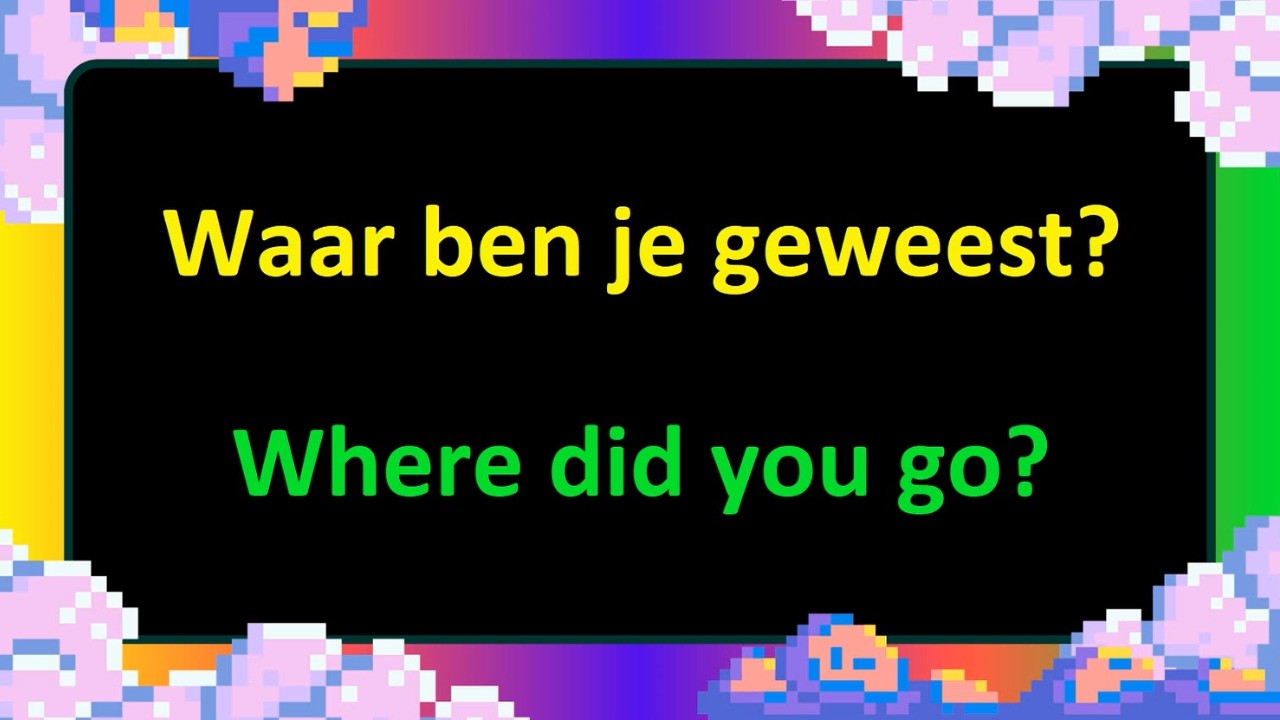 Learn 300+ Basic Dutch PAST Tense Questions for Fluent Conversations!
