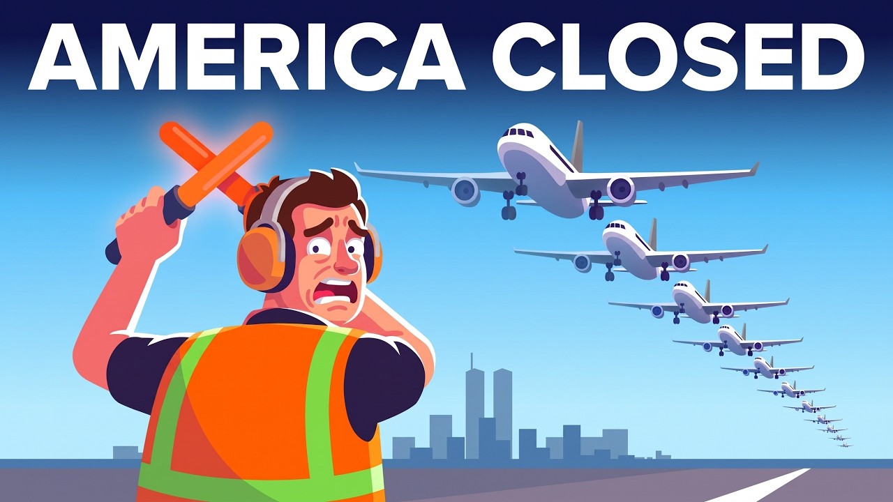 He started his new job at 7:30 AM. By 9:45 AM, he grounded America.