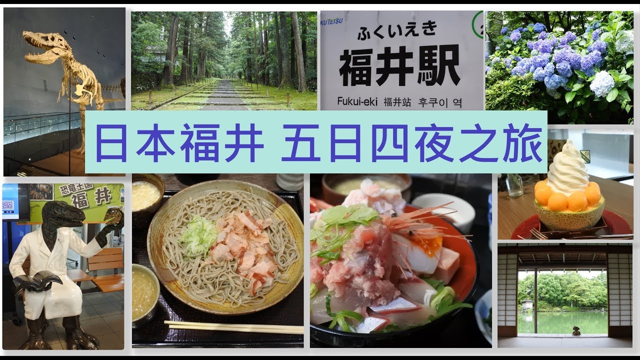 福井五日四夜之旅  Five days and four nights in Fukui