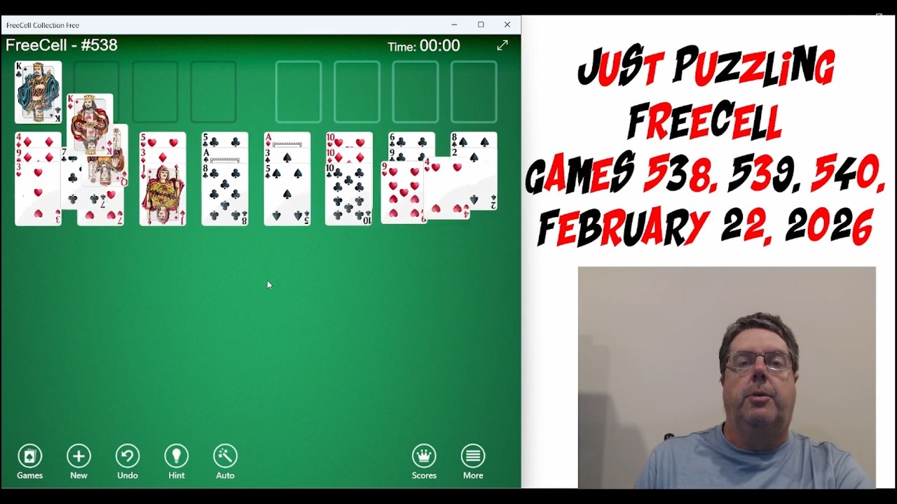 Learning Frecell By Doing and Explaining Games 538, 539 and 540