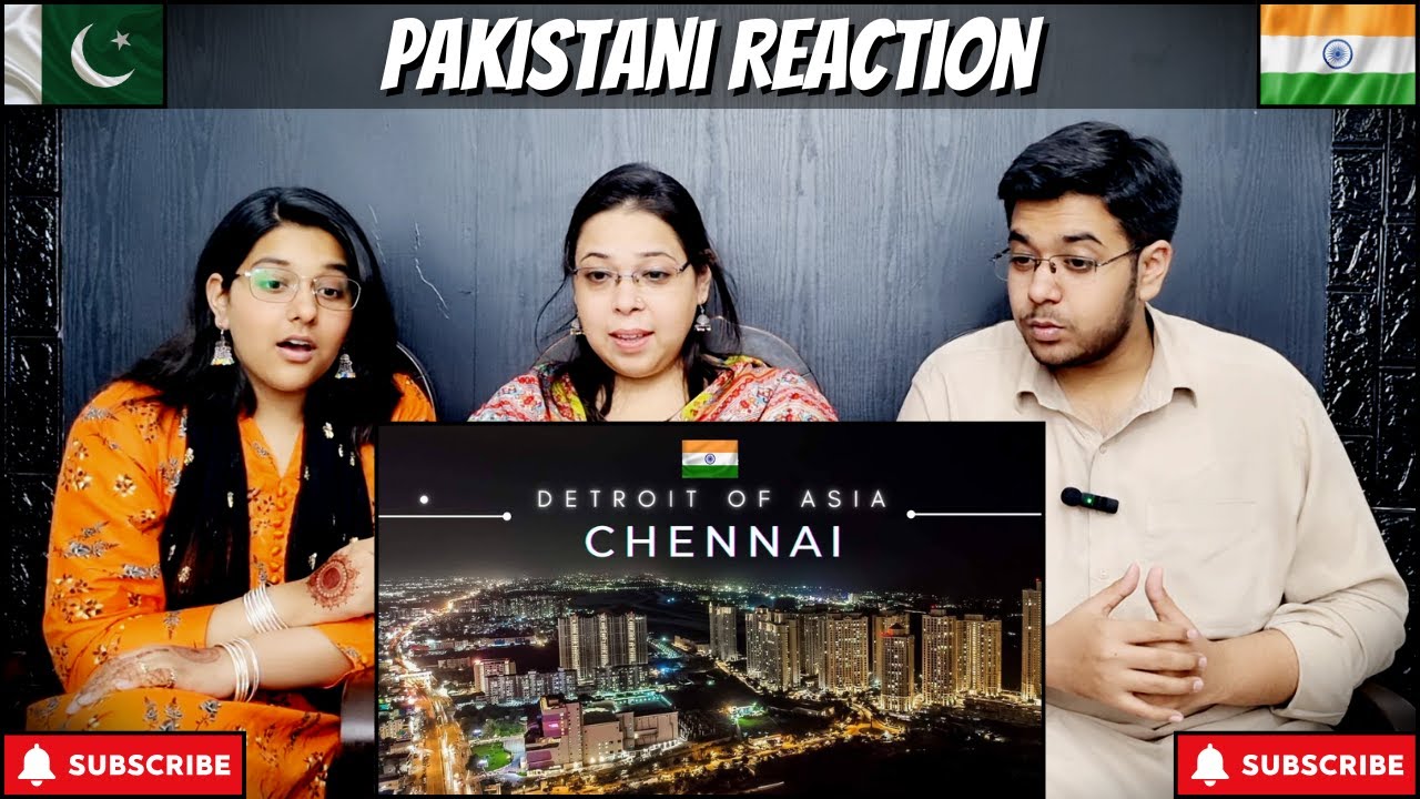 Chennai City : 4k drone view | Detroit of Asia | Reaction!