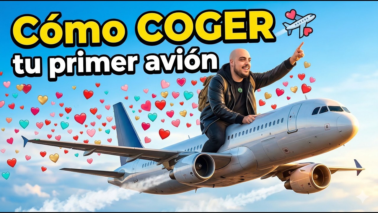 ¡CÓMO COGER TU PRIMER VUELO!  ¿Qué hacer en tu primer día de aeropuerto! Guía práctica para volar