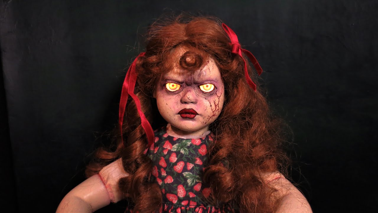 How To Make A Creepy Doll - Turn Any Doll Into A HAUNTED Doll!