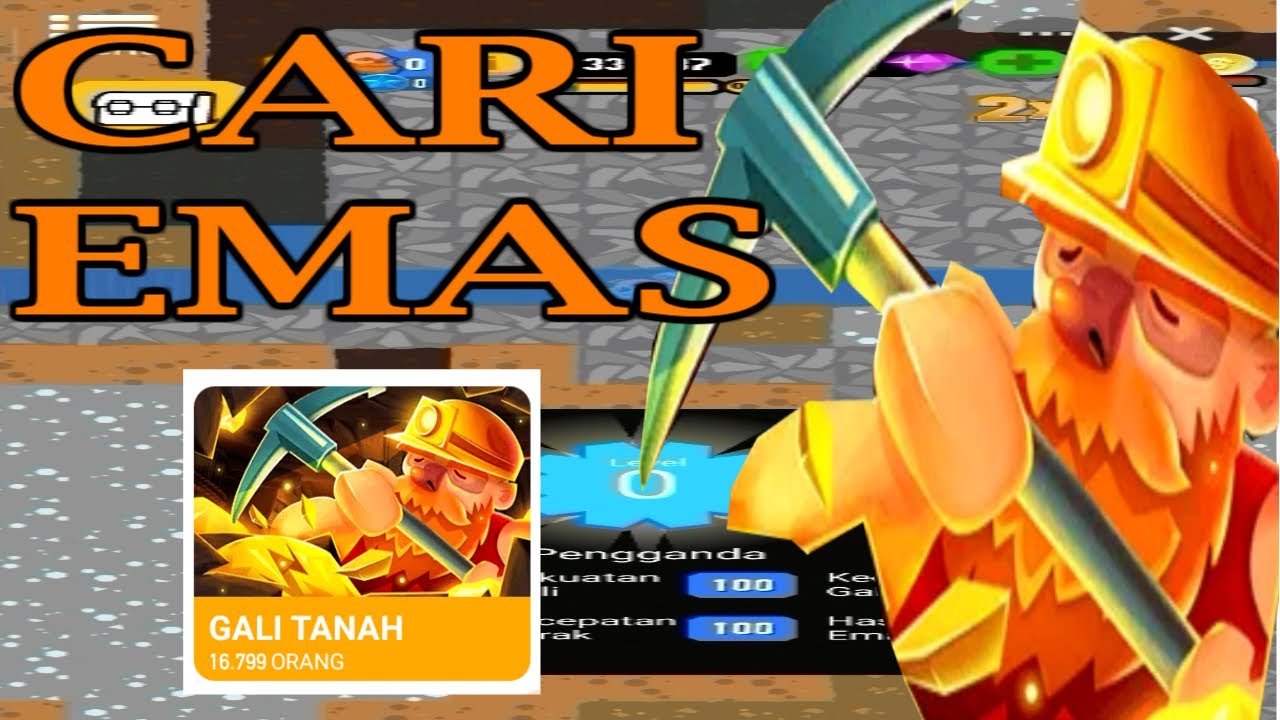 HAGO: GALI TANAH MENCOBA MENCARI EMAS TERBANYAK!