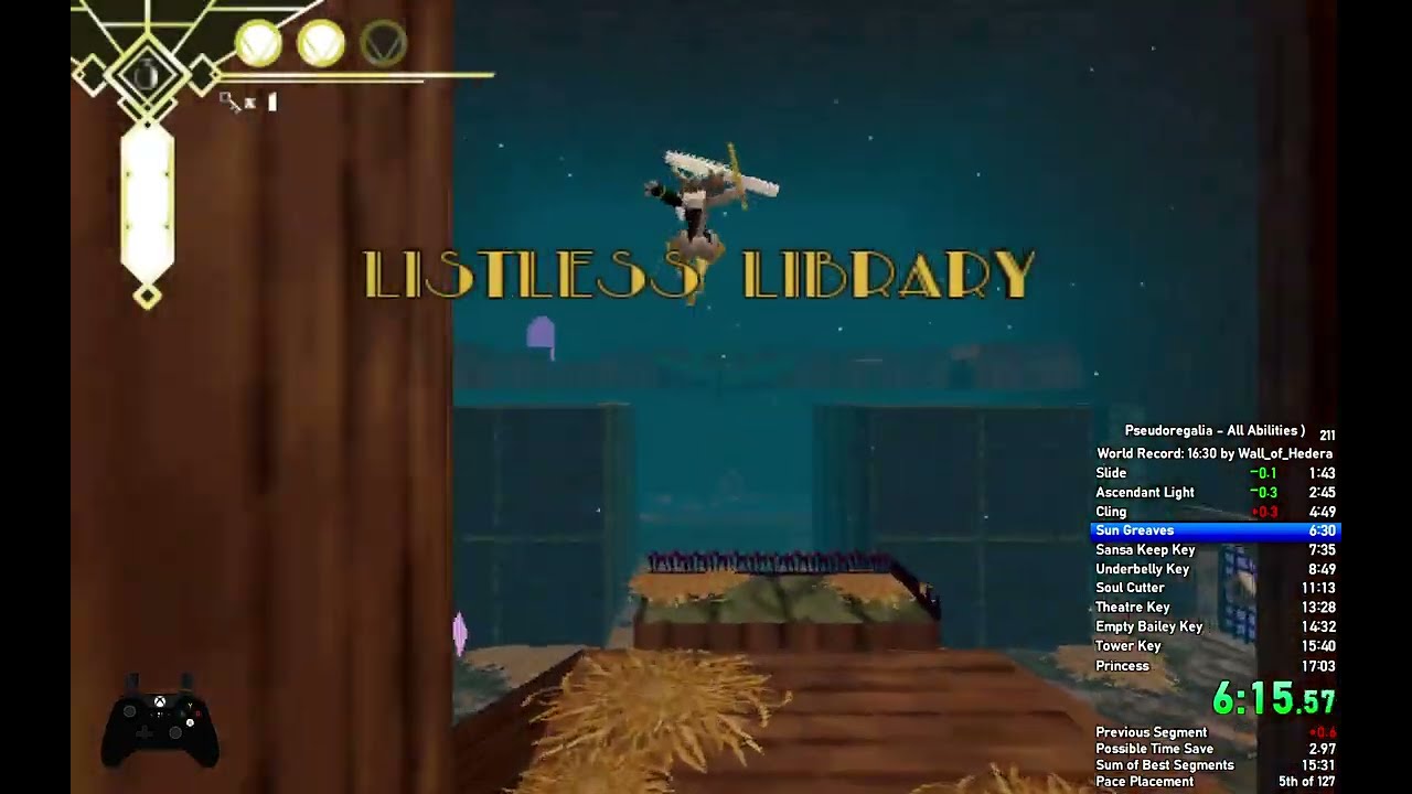 Pseudoregalia All Abilities in 16:48 (2nd place)