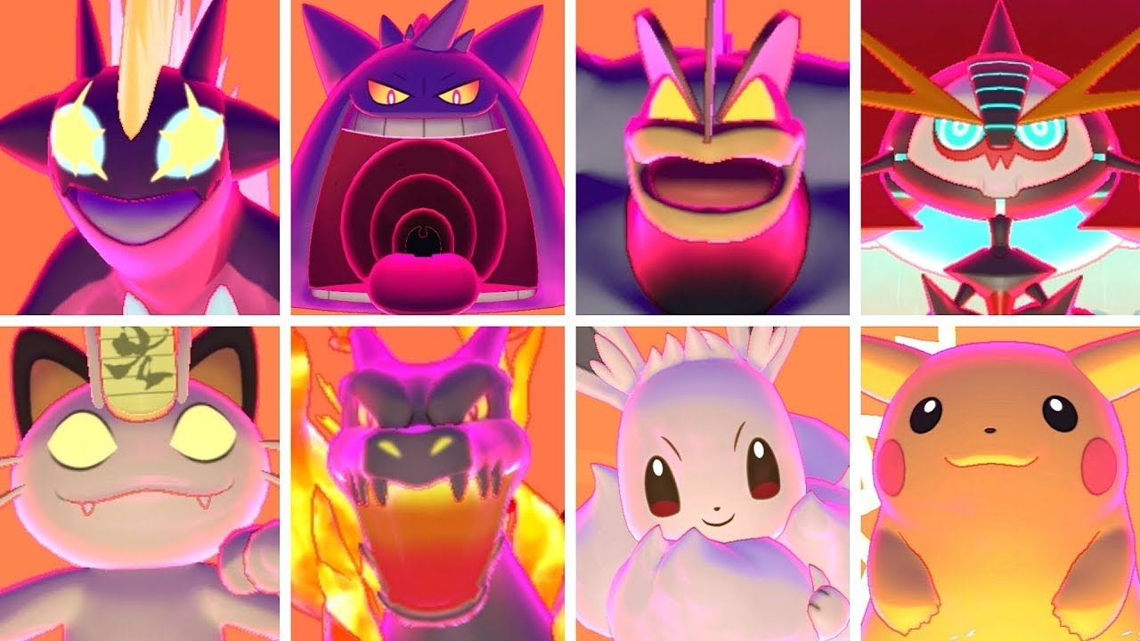 TODOS los SHINY GIGAMAX *EXCLUSIVOS* de POKEMON ESPADA Y ESCUDO