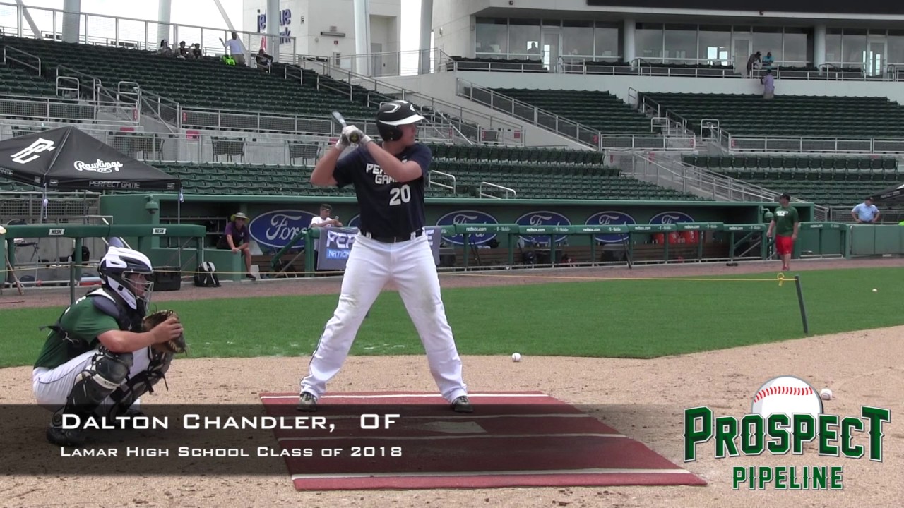 Dalton Chandler prospect video, OF, Lamar High School Class of 2018