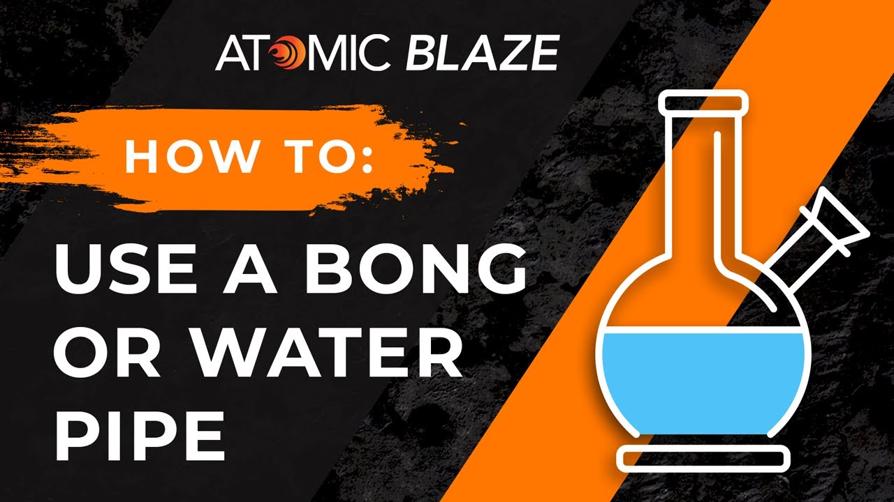 How to Use a Bong or Water Pipe using an Atomic Blaze 5 Inch Mini Bong