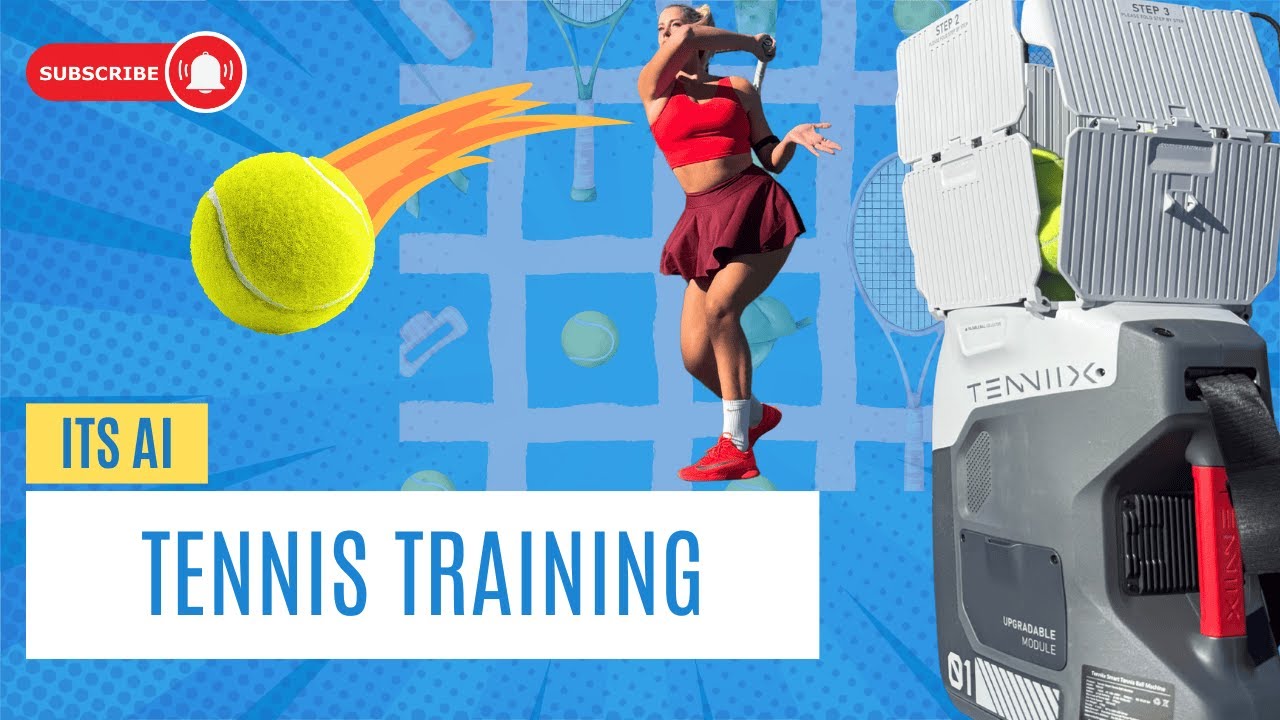 Как искусственный интеллект меняет тренировки по теннису | Tenniix AI Ball Machine