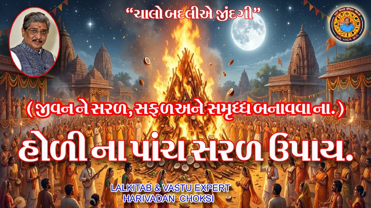 હોળીના પાંચ સરળ ઉપાય.