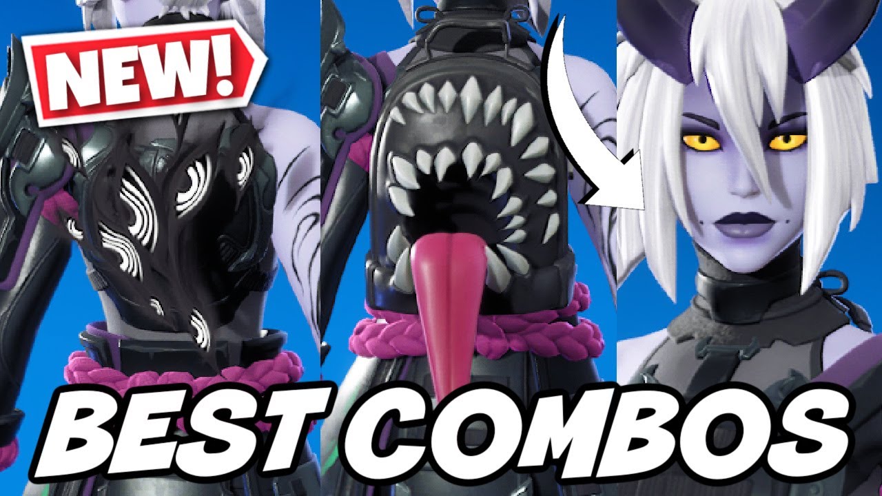 BEST COMBOS FOR *NEW* THE NIGHT ROSE SKIN (TACTICAL NIGHT ROSE STYLE)! - Fortnite