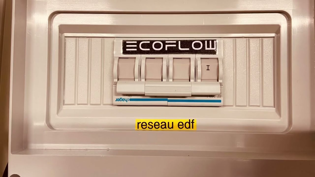 Alimenter sa maison avec une batterie #Ecoflow et inverseur de source