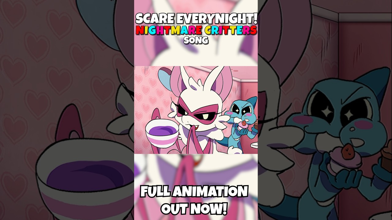 SCARE Everynight! (Nightmare Critters Theme Song) Smiling Critters Poppy Playtime Rabie Baby #meme