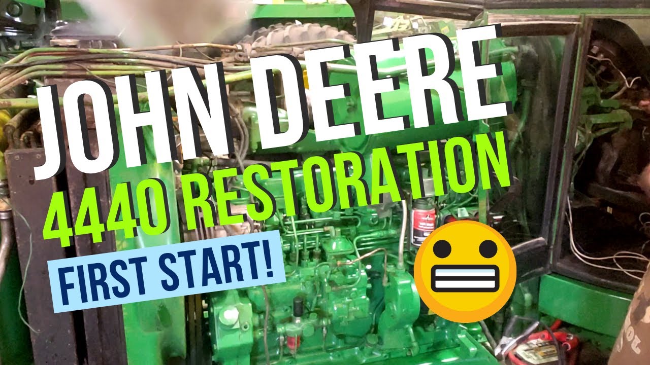 REASSEMBLY AND FIRST START JOHN DEERE 4440... PART 5