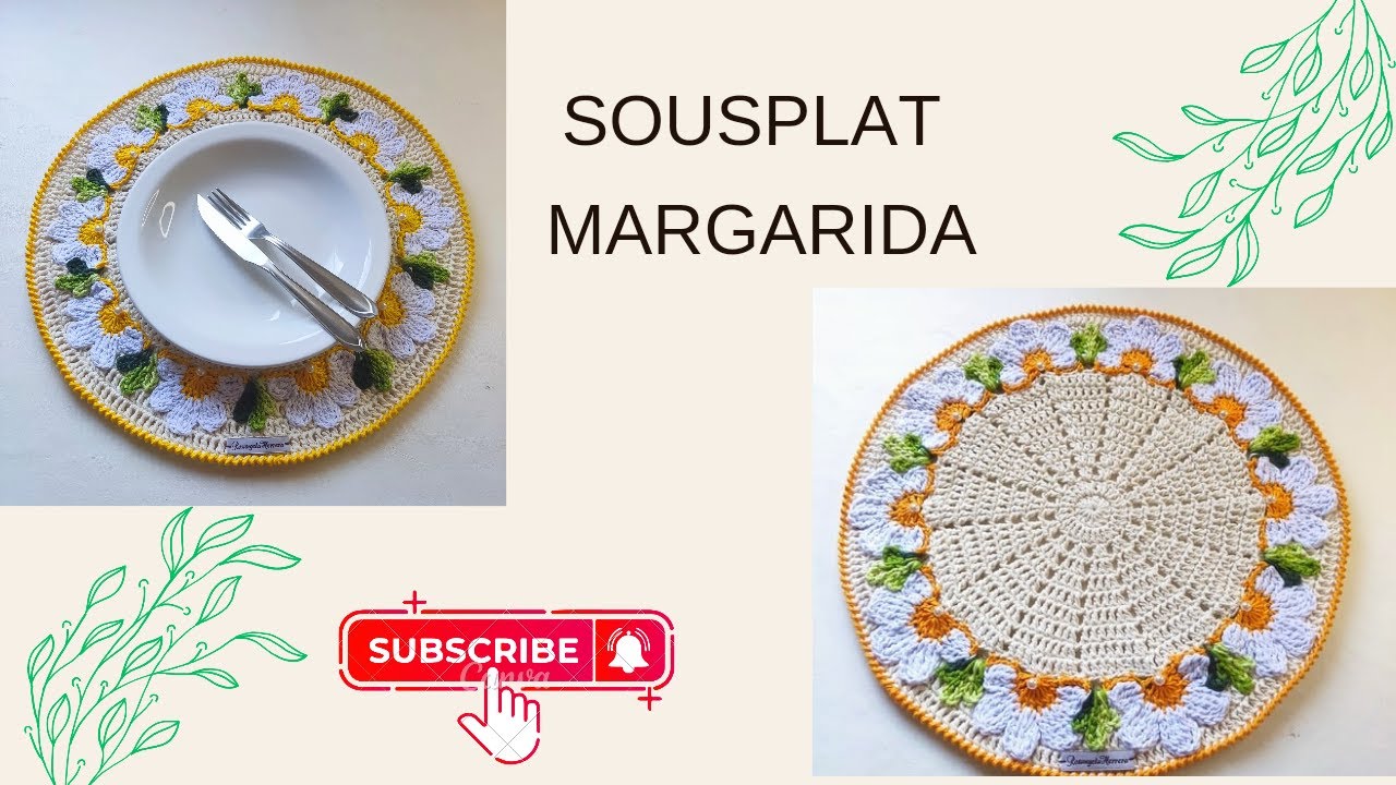 Souplast/americano margaridas, lindo e vende fácil 💖