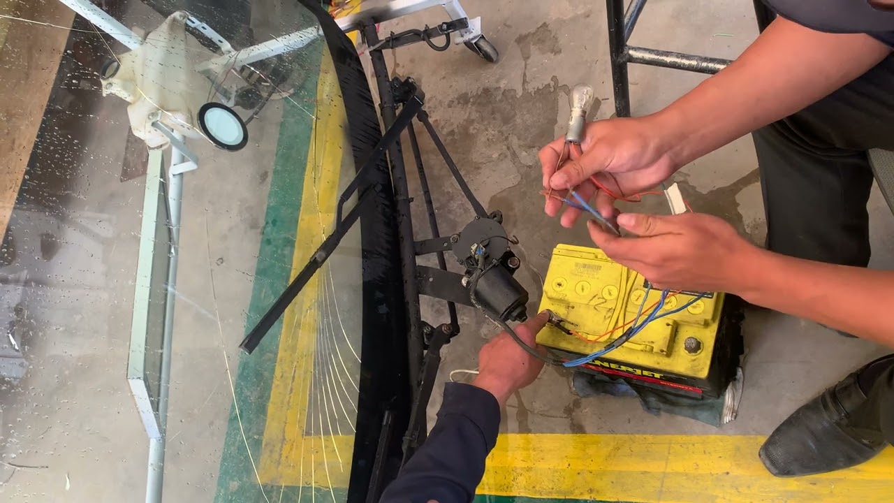 FUNCIONAMIENTO DEL MOTOR LIMPIAPARABRISAS Y CABLEADO - PARTE 2