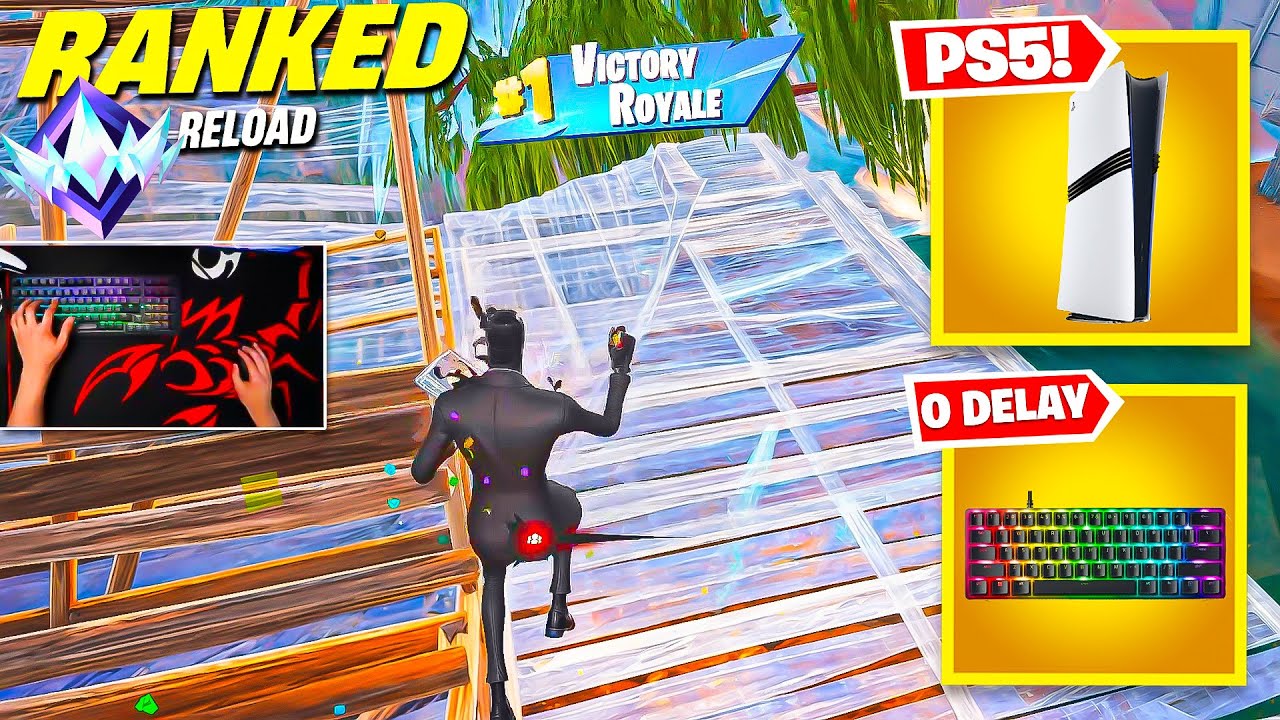 PS5 PRO Keyboard & Mouse Fortnite Unreal Solo Vs Duos Reload Gameplay