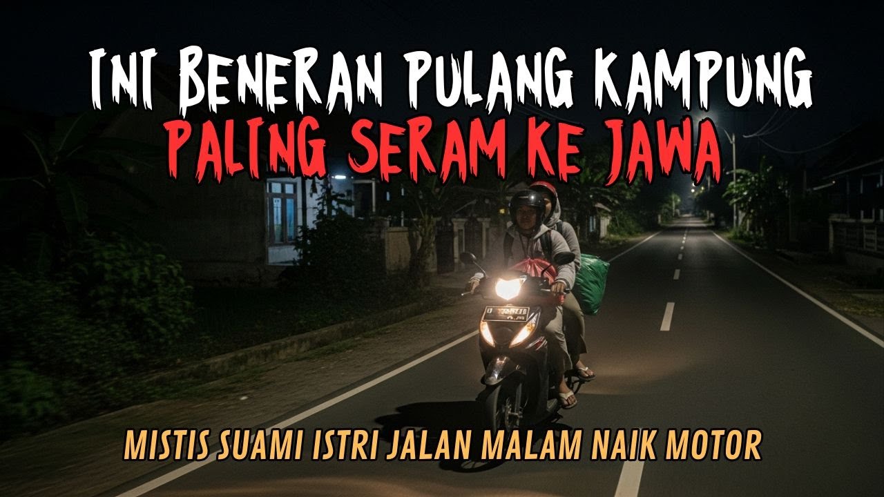 MUDIK PALING HOROR! KISAH SUAMI ISTRI PULANG KAMPUNG NAIK MOTOR KE PURWOREJO