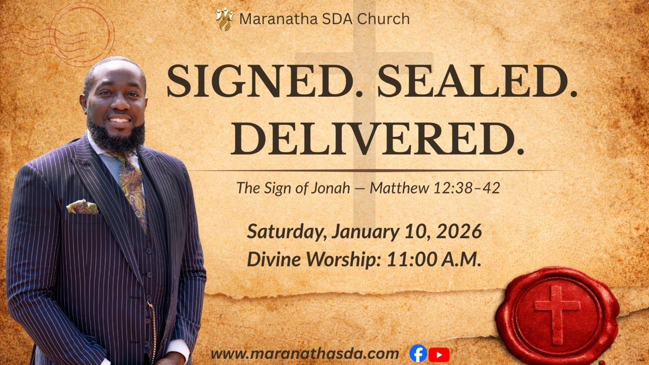 Atlanta Maranatha SDA Church | Pastor Daniel Kelly, Jr. | Divine Worship | January 10, 2026