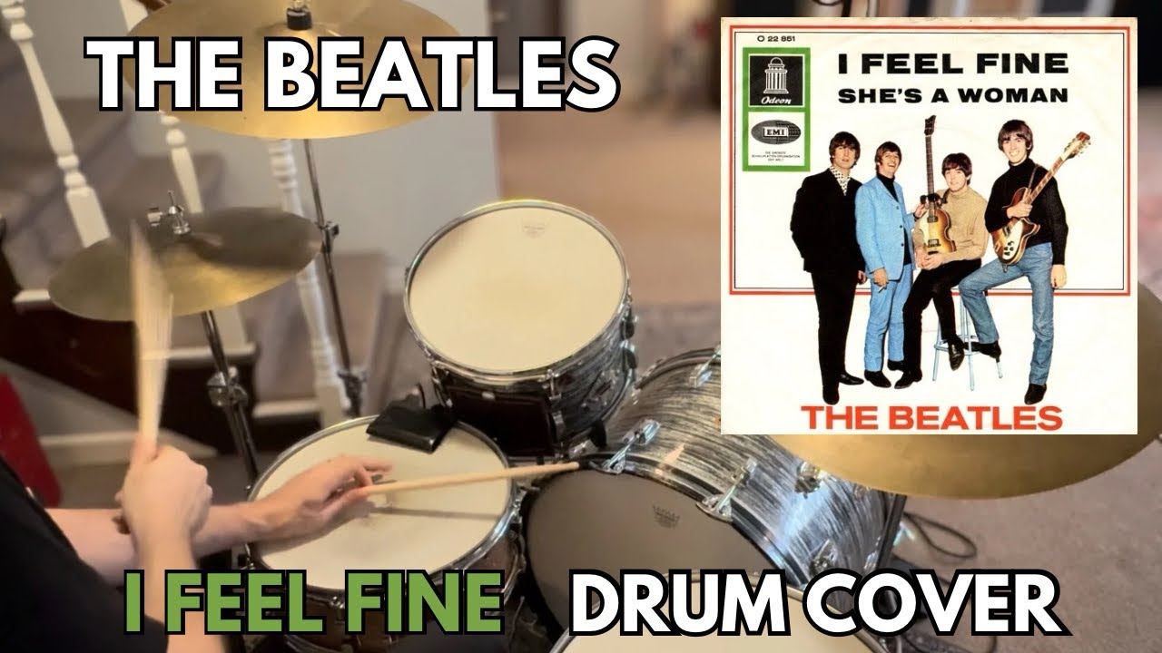 The Beatles «I Feel Fine» Ринго Старр — кавер на барабанах