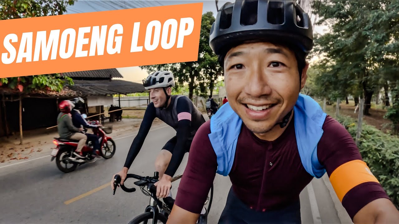 He's traveling the world by bike, so I show him the best of Chiang Mai