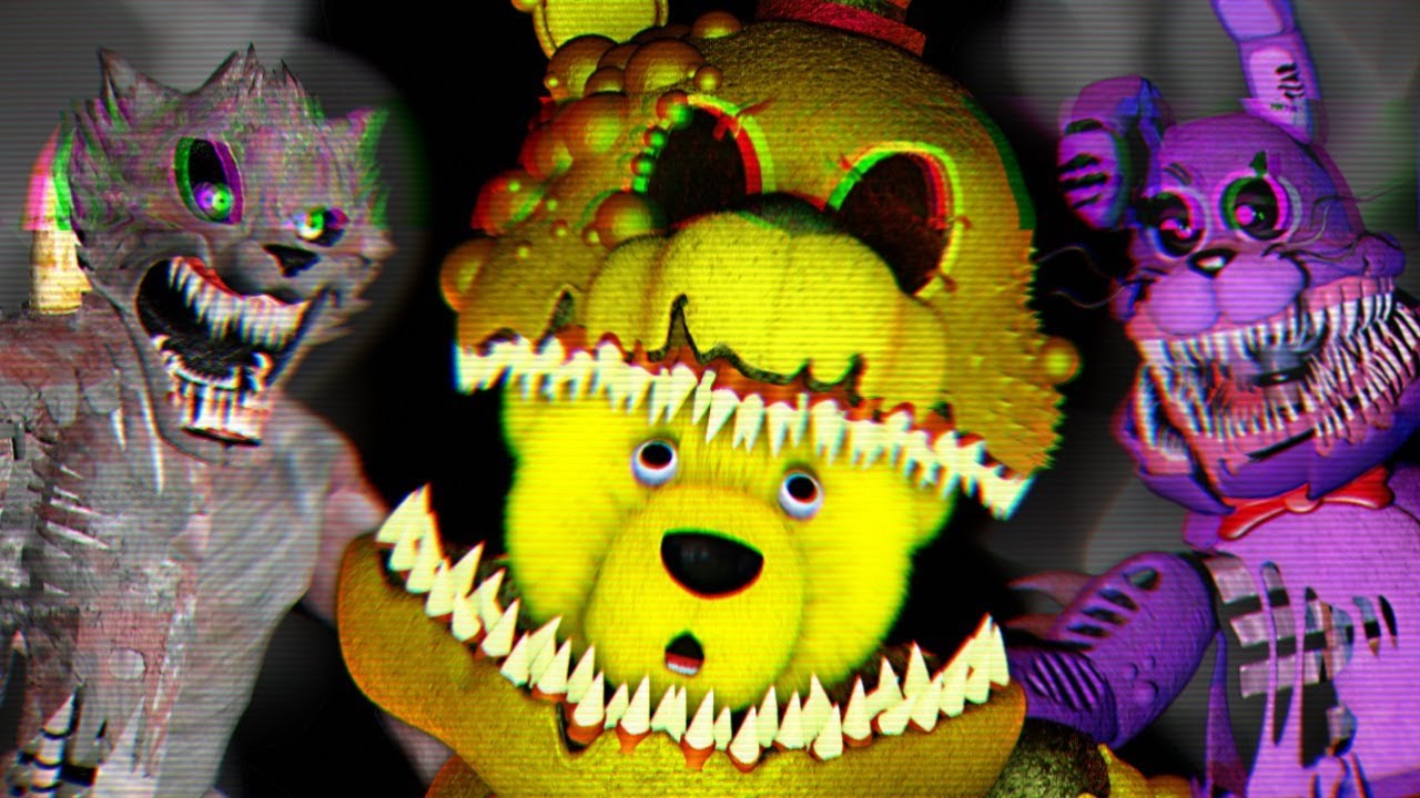 FNAF ТВИСТЕД АНИМАТРОНИКИ ➤  ГОЛДЕН ФРЕДДИ ЗАЛЕЗ в КОСТЮМ ТВИСТЕД ФРЕДДИ !!!