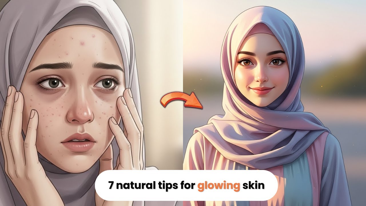 Get CLEAR and GLOWING skin in Just 7 Days | 7 Sunnah Skincare Tips for Natural Glow