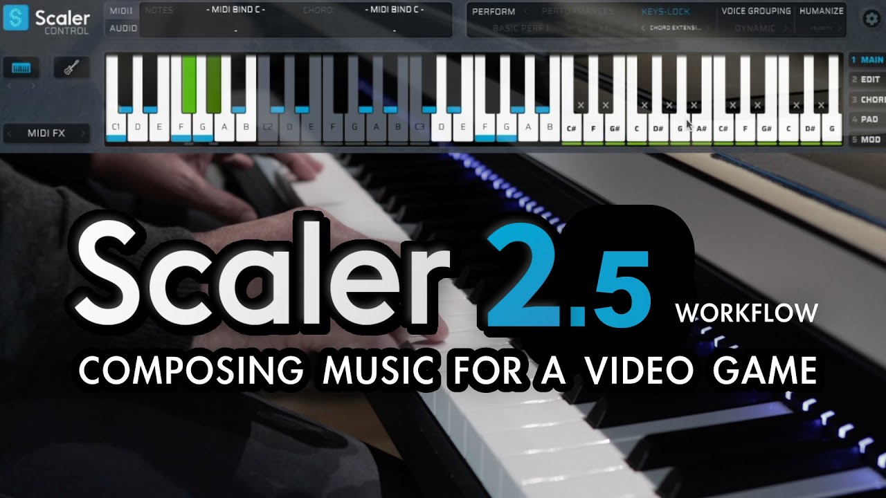 Composing for a Video Game with Scaler 2.5