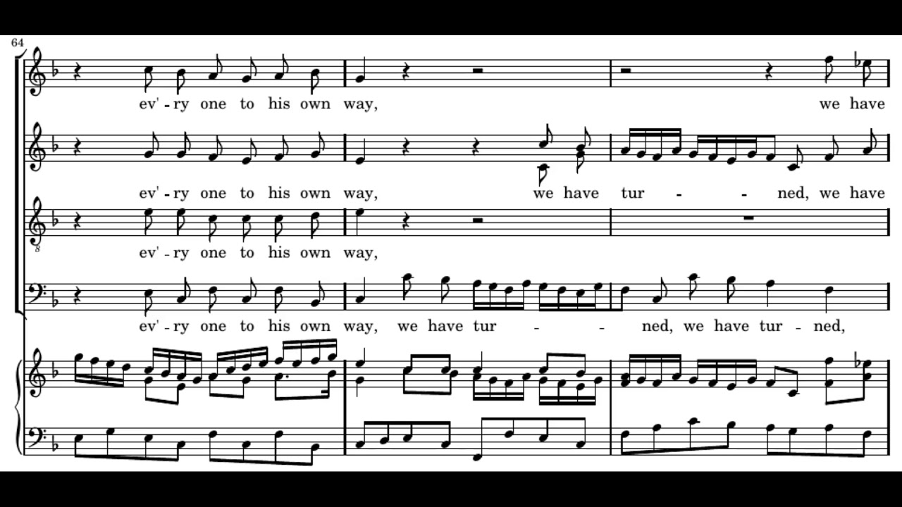 Händel: Messiah - 27. All we like sheep - Gardiner