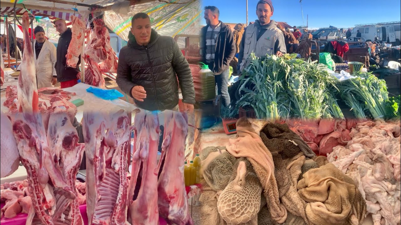 السوق مزوارية وجدة خيرات البلاد🇲🇦موجودة نقدم لكم اثمنة اللحوم الخضر 11/1/2026 