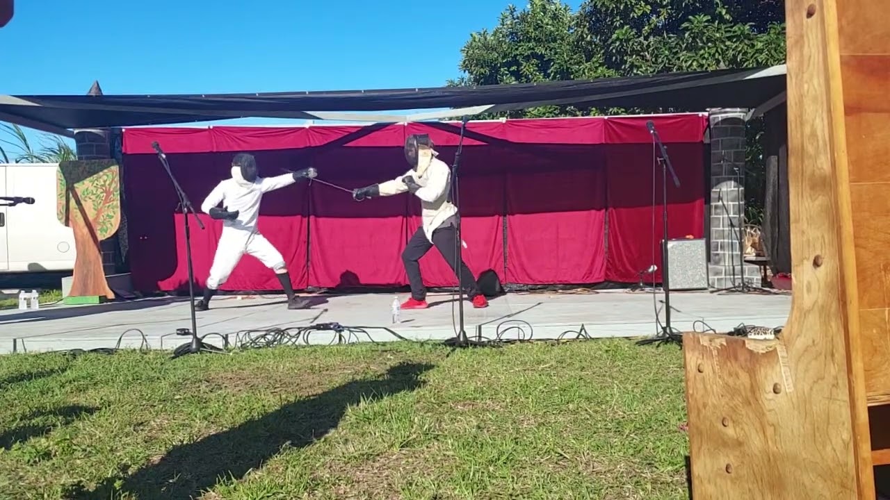 Renaissance faire Sword Duels E2 Rapier(I think?)