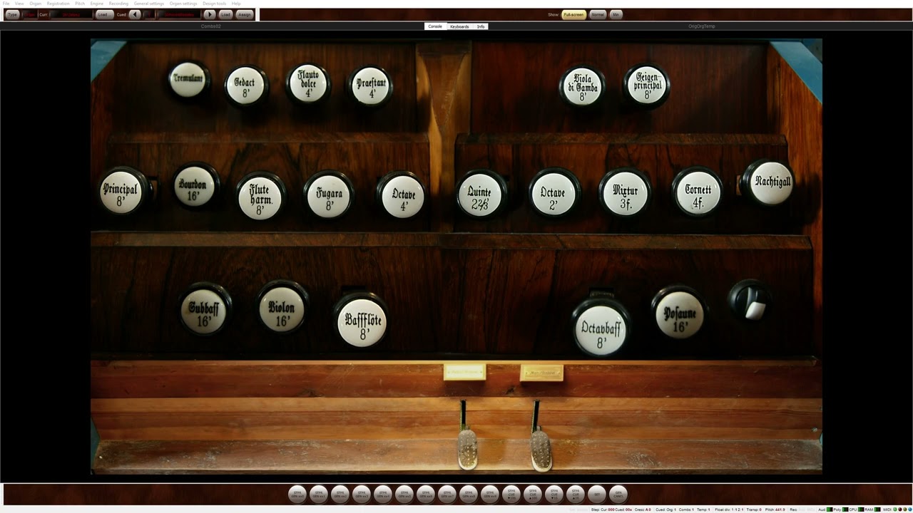 Tryumfy króla niebieskiego - Hauptwerk